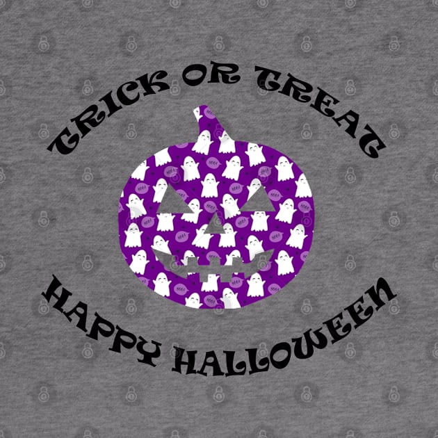 Happy Halloween Trick Or Treat Pumpkin by DNS Vietnam LocalBrand